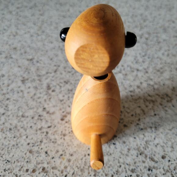 VTG MCM Handcrafted Wood Bird Corkscrew Bottle Opener Stainless Made in Japan - Picture 3 of 16